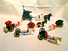 LEGOLAND CASTLE - LOT DE 6 CHARETTES ET CHARIOTS-6010+6011+6022+6023+60??+6055 