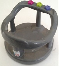 puériculture SIEGE/ANNEAU DE BAIN EDUCATIF THERMOBABY AQUABABY gris 32x32x22 cm
