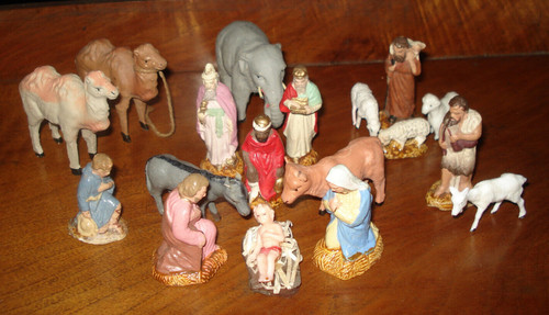 Lot santons anciens - santons,