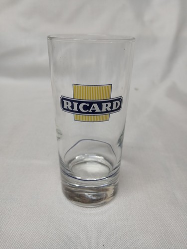 Verre ricard tube logo - verre, carre