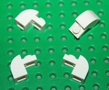 Lego white brick curved - brick, ref