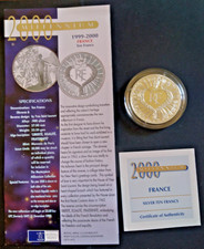 10 Francs  argent BE 2000 Yves Saint Laurent