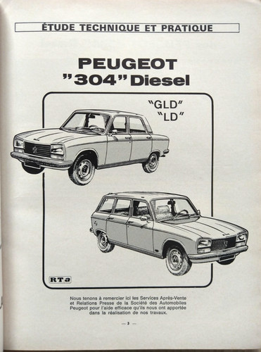 Revue technique peugeot 304 - revue,