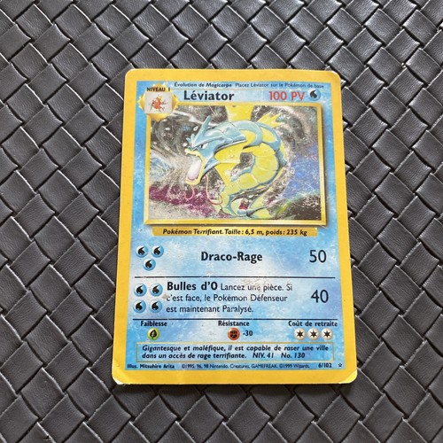 Carte pokémon léviator holo - carte,