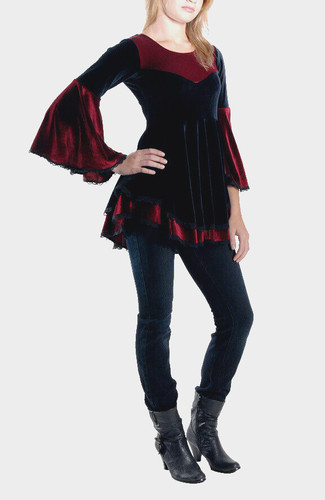 Tunique velours gothique - velours,