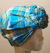  Chapeau turban madras.  Made