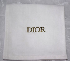 DIOR JOAILLERIE POCHETTE ECRIN BIJOUX TISSU BLANC