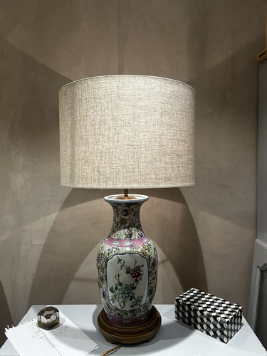 Lampe vintage porcelaine - , de