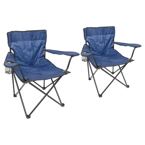 Noir mat bleu marine chaise - 2x,