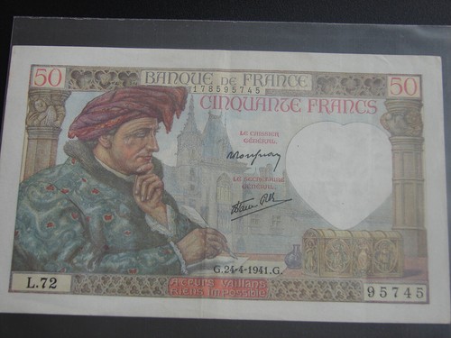 Banque france 50 francs - banque, france.