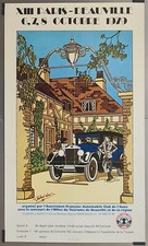 Robert Louis XIII Paris - Deauville 1979 Affiche Originale Automobile Sport