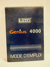 GENIUS 4000 VTECH MODE D'EMPLOI PC ORDINATEUR VINTAGE ANCIEN GAME JEUX ENFANT