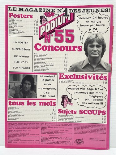 Revue podium sylvie vartan - revue, 55