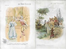 2 CHROMOS GRAND FORMAT AU BON