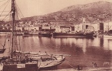 Carte postale ancienne postcard BASTIA CORSE NOUVEAU PORT voilier éd yvon