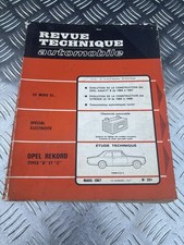 Revue technique - RTA - numéro 251 -  1967 Opel rekord B et C