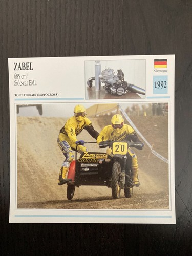 Carte fiche moto - carte,