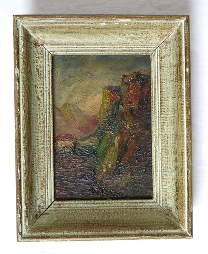 Maison montagne tableau - montagne,,