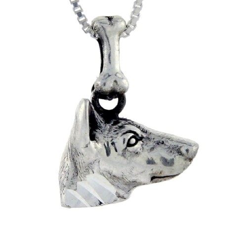 Argent sterling basenji chien - argent,