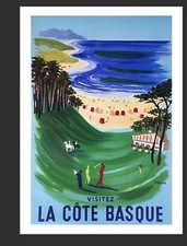 AFFICHE POSTER  Chiberta Golf