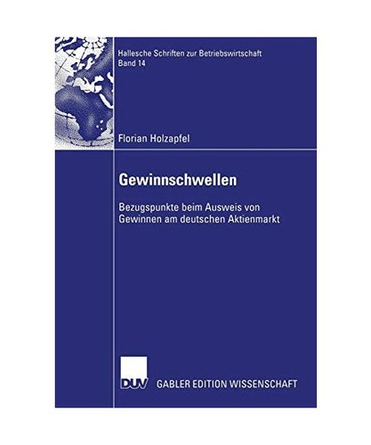 Gewinnschwellen bezugspunkte - gewinnschwellen:,