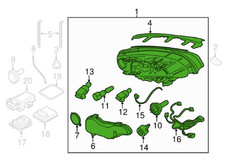 Phare avant gauche VOLVO XC70