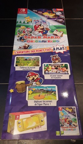Panneau plv mario paper - plv,