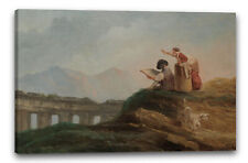 Toile/Cadres Hubert Robert - Une colonnade en ruines