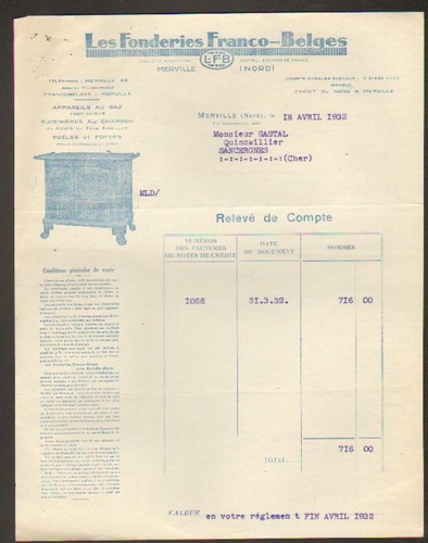 Merville fonderie - 59:,