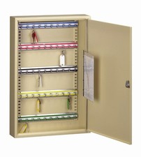 Armoire à clés DECAYEUX pour 100 clés - Beige - 486110