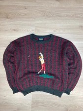 Pull maille vintage laine
