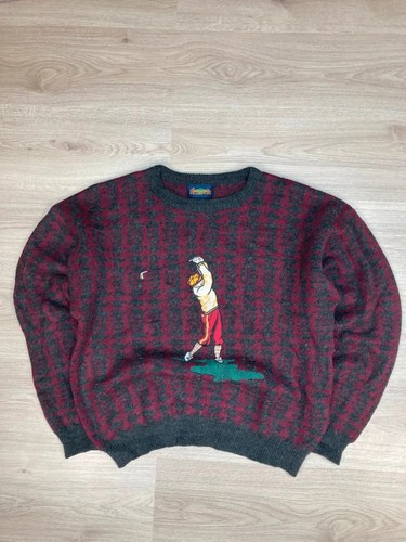 Pull maille vintage laine