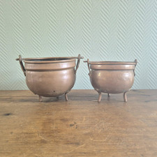 Lot de 2 pots à patine