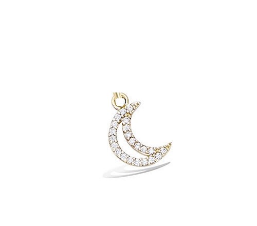 Pendentif croissant lune - pendentif, "croissant