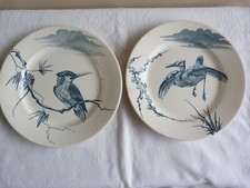 2 assiettes faience Lunéville