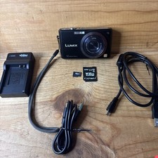 Appareil photo numérique Panasonic LUMIX DMC-FX100 noir 12 Mpx Chargeur Et SD2Go