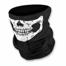 Foulard moto tête de mort Skull noir