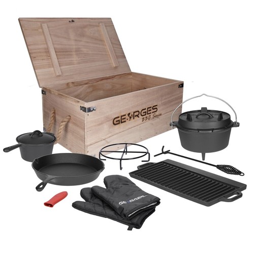 Pcs dutch oven set - dutch, boîte