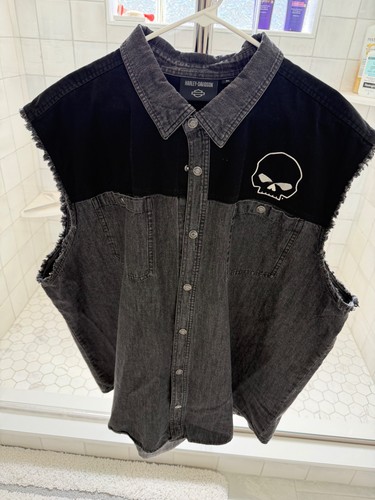 Harley davidson vest mens - vest,