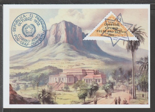 Paraguay zeppelin posta - ✔️,