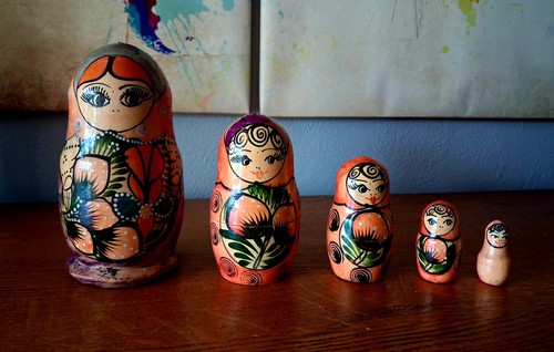 Poupée gigogne russe - poupée,