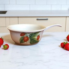 Cassolette Porcelaine de Paris - Décor “Les Fruits Sauvages” - Vintage