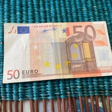 Billet de 50 euros 2002 Rare-Très bon État - signé W.Diusemberg Série X