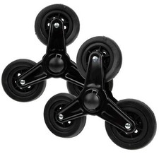 2x roues de caddie pliables