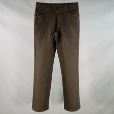 Maison Martin Margiela Taille 28 Pantalon Droit En Coton Marron