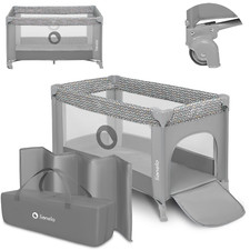 Écurie bébé + lit de voyage de la naissance à 15 kg entrée latérale sac de...