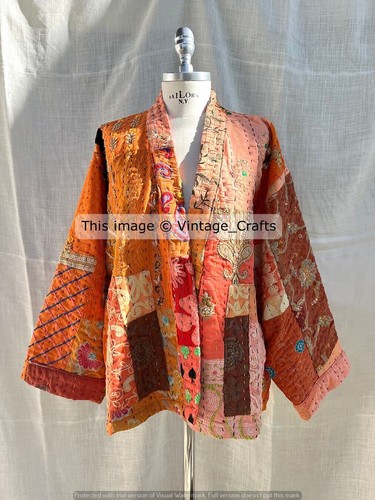 Veste kantha style kimono - veste,