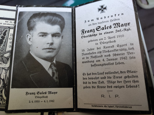 Ww2 acte deces allemand - acte,