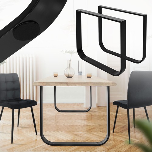 Pieds table acier - 2,