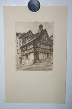 eau forte, Emile Leroi